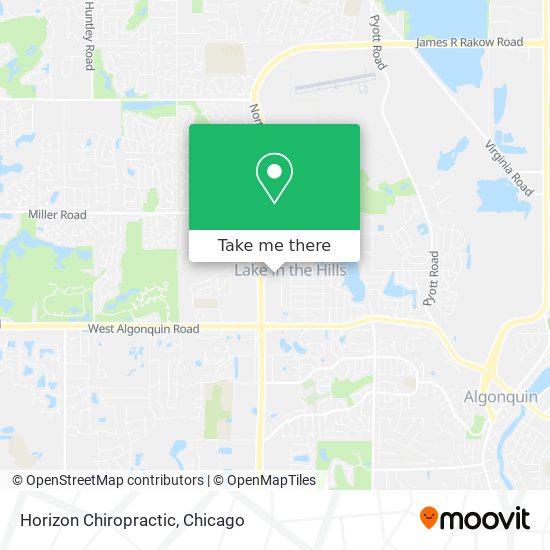 Horizon Chiropractic map