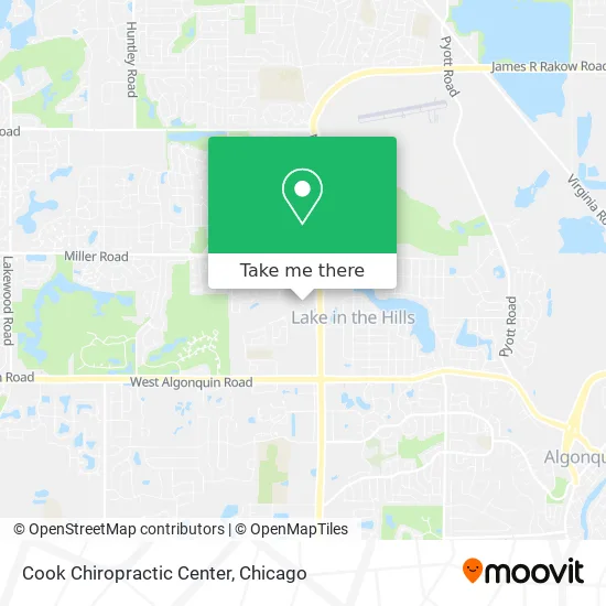 Cook Chiropractic Center map