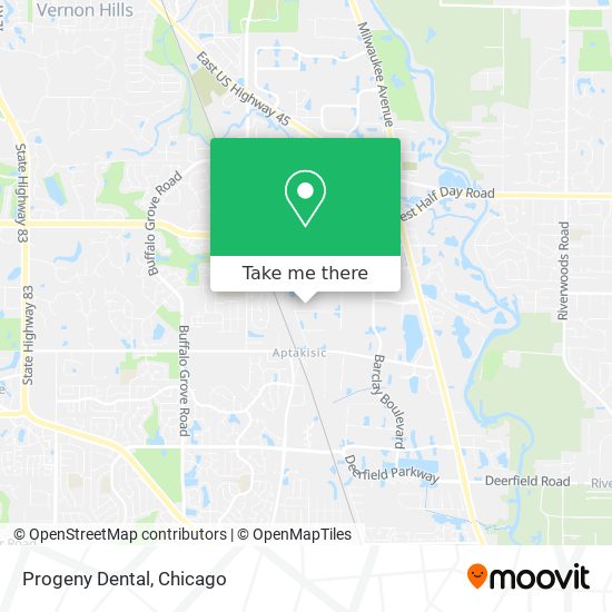 Mapa de Progeny Dental