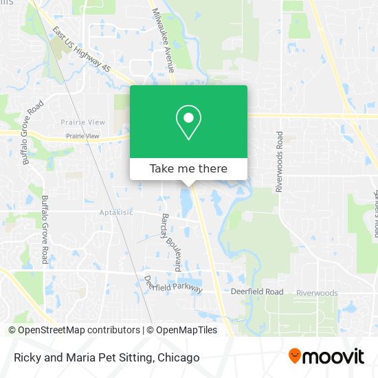 Ricky and Maria Pet Sitting map
