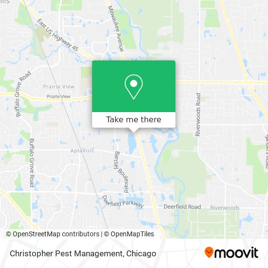 Christopher Pest Management map