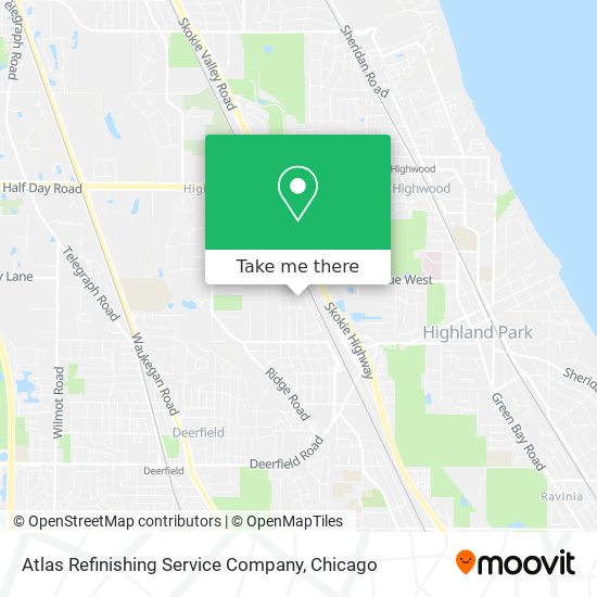Mapa de Atlas Refinishing Service Company