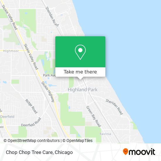 Chop Chop Tree Care map