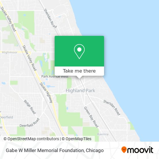 Gabe W Miller Memorial Foundation map