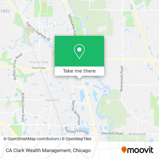 CA Clark Wealth Management map