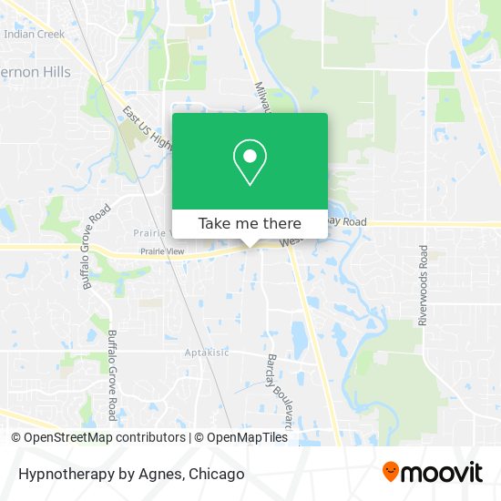 Hypnotherapy by Agnes map