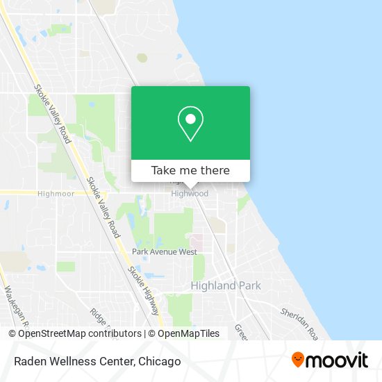 Raden Wellness Center map