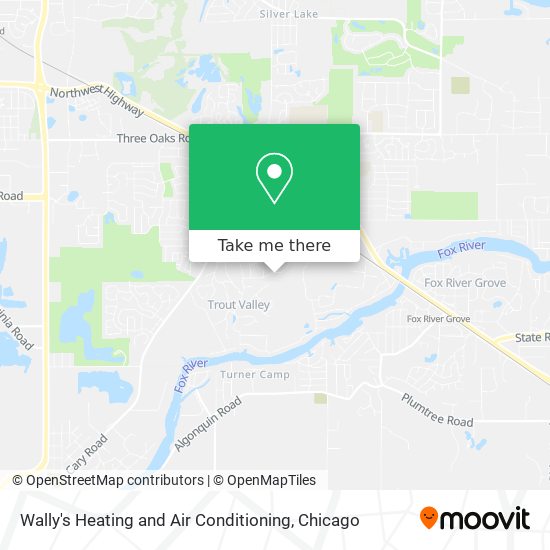 Wally's Heating and Air Conditioning map