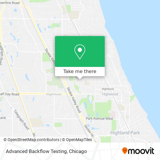 Mapa de Advanced Backflow Testing