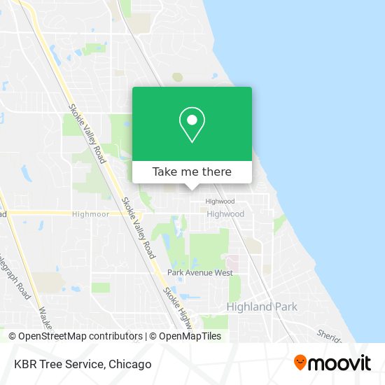 KBR Tree Service map