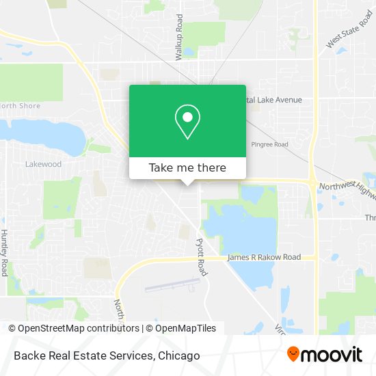 Backe Real Estate Services map