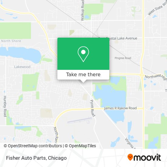 Fisher Auto Parts map