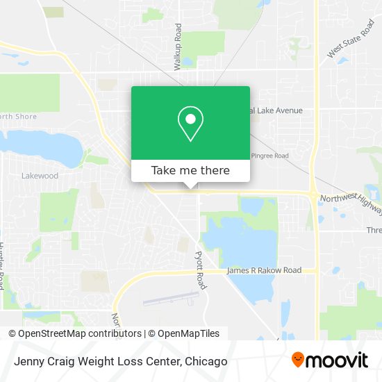 Mapa de Jenny Craig Weight Loss Center