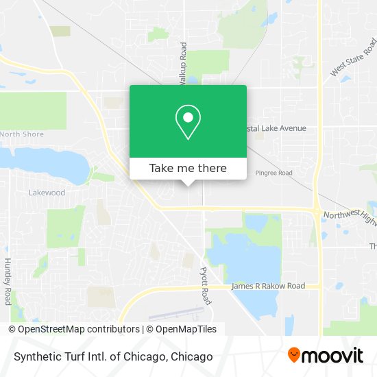 Synthetic Turf Intl. of Chicago map