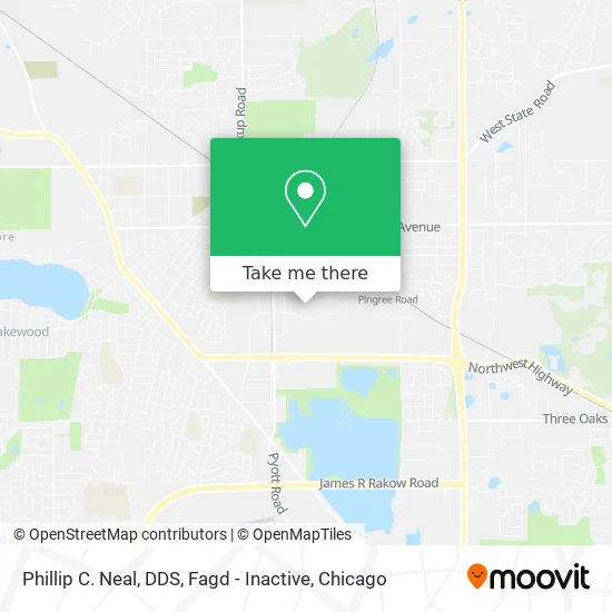 Mapa de Phillip C. Neal, DDS, Fagd - Inactive