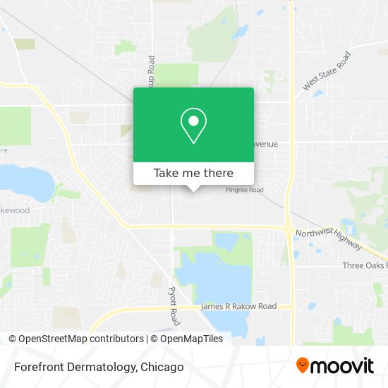Forefront Dermatology map