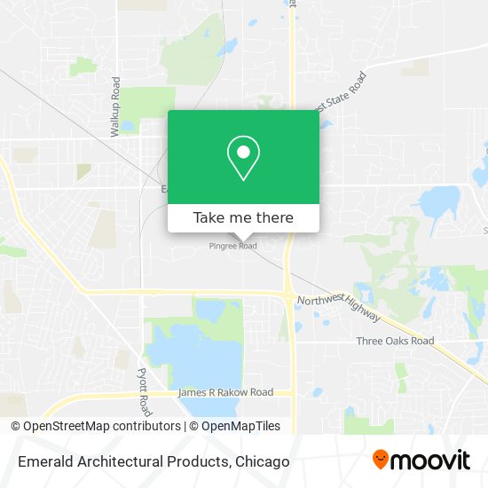 Emerald Architectural Products map