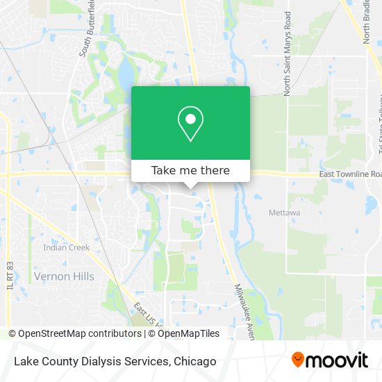 Lake County Dialysis Services map