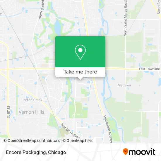 Encore Packaging map