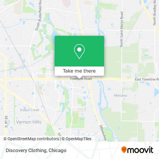 Discovery Clothing map