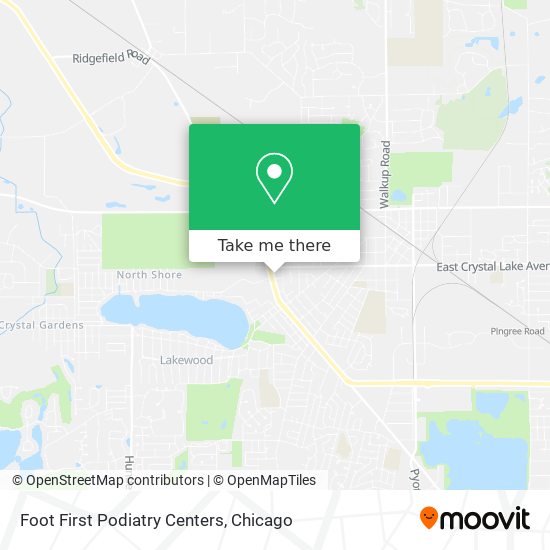 Foot First Podiatry Centers map