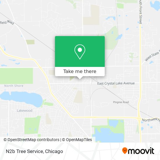 N2b Tree Service map