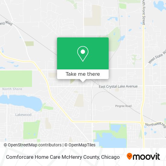 Comforcare Home Care McHenry County map
