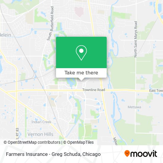 Mapa de Farmers Insurance - Greg Schuda