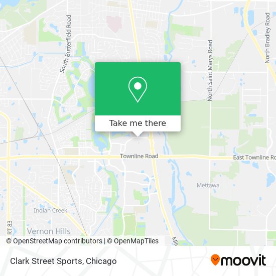 Clark Street Sports map