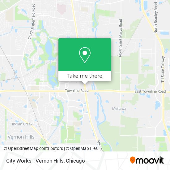 Mapa de City Works - Vernon Hills