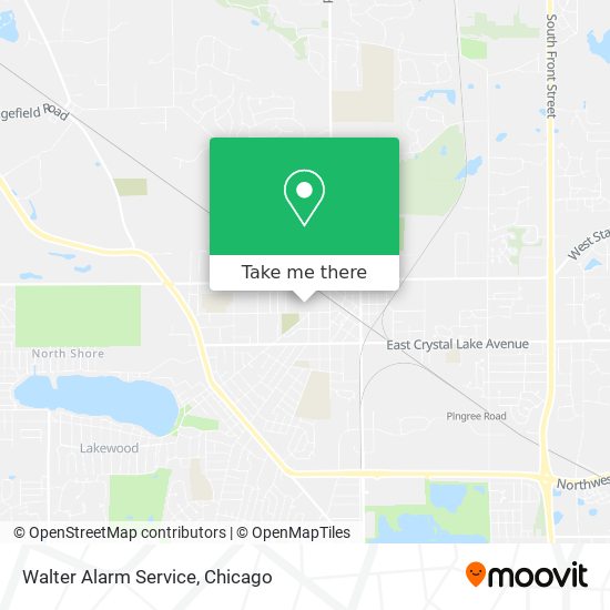 Walter Alarm Service map