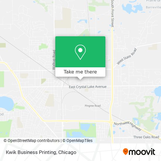 Kwik Business Printing map