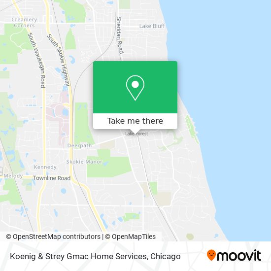 Mapa de Koenig & Strey Gmac Home Services