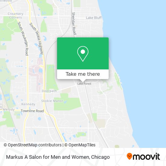 Markus A Salon for Men and Women map