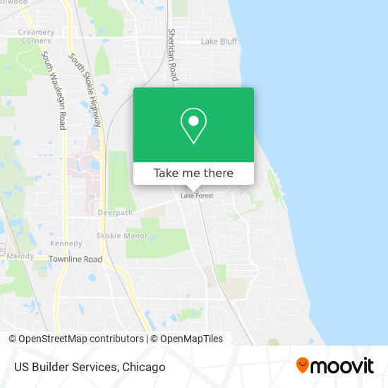 US Builder Services map