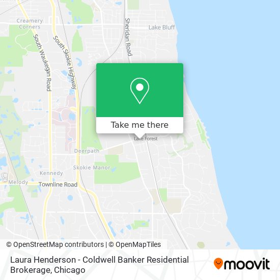 Mapa de Laura Henderson - Coldwell Banker Residential Brokerage