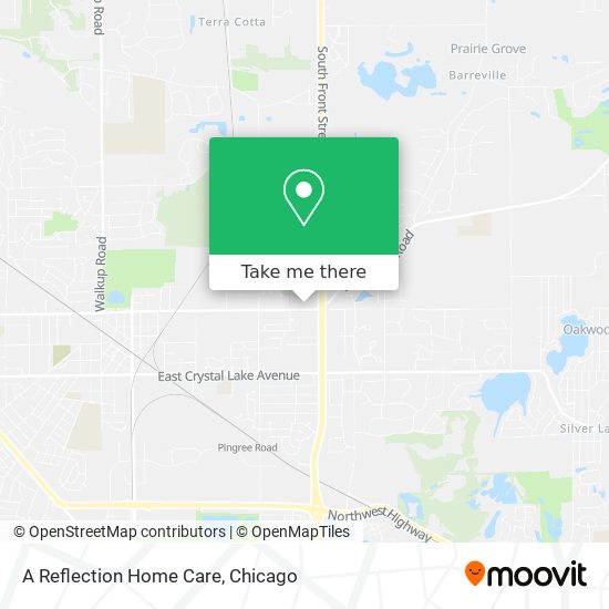 A Reflection Home Care map
