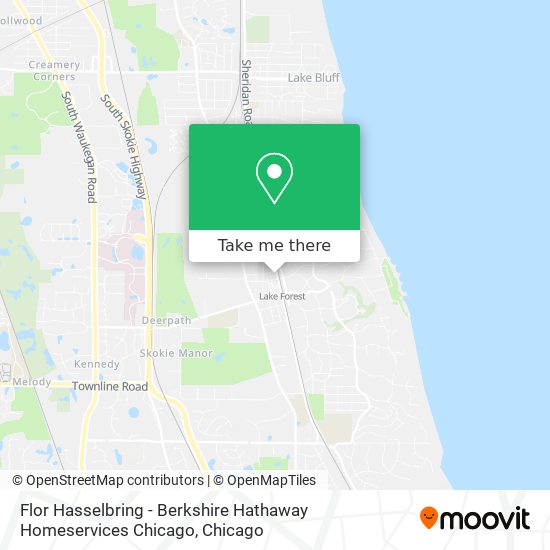 Mapa de Flor Hasselbring - Berkshire Hathaway Homeservices Chicago