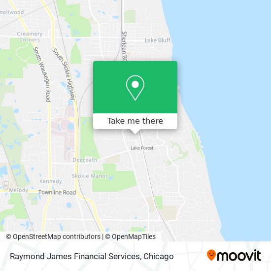 Raymond James Financial Services map