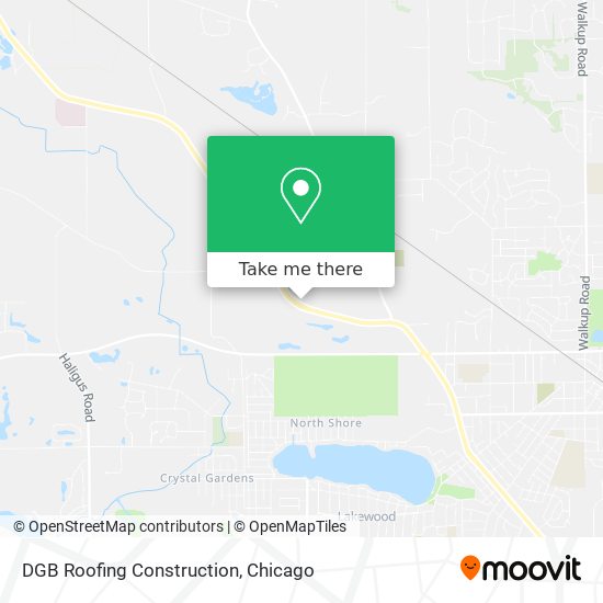 DGB Roofing Construction map
