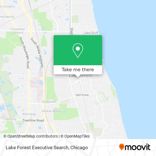 Mapa de Lake Forest Executive Search