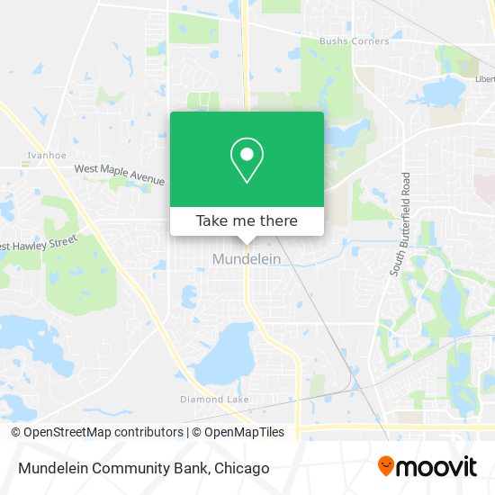 Mundelein Community Bank map