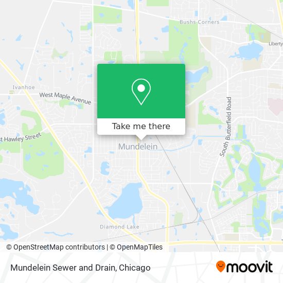 Mundelein Sewer and Drain map