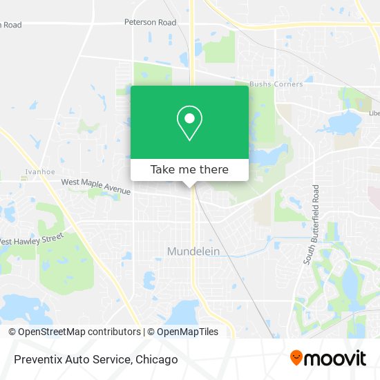 Preventix Auto Service map