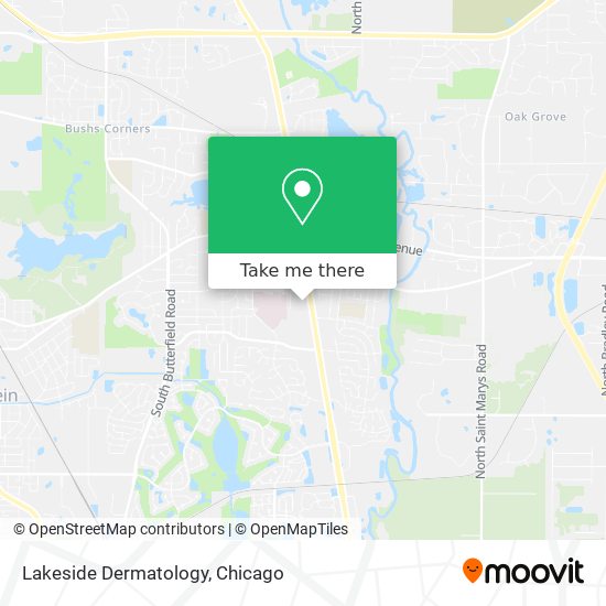 Lakeside Dermatology map