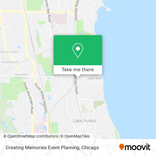 Mapa de Creating Memories Event Planning