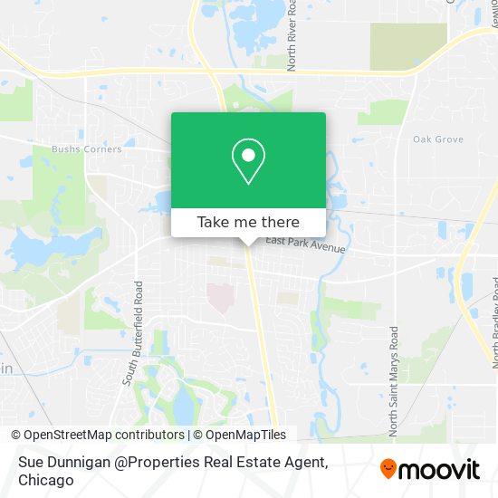 Sue Dunnigan @Properties Real Estate Agent map