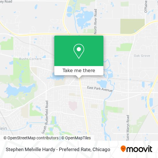 Stephen Melville Hardy - Preferred Rate map