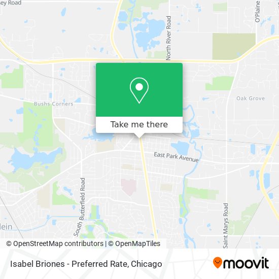 Isabel Briones - Preferred Rate map