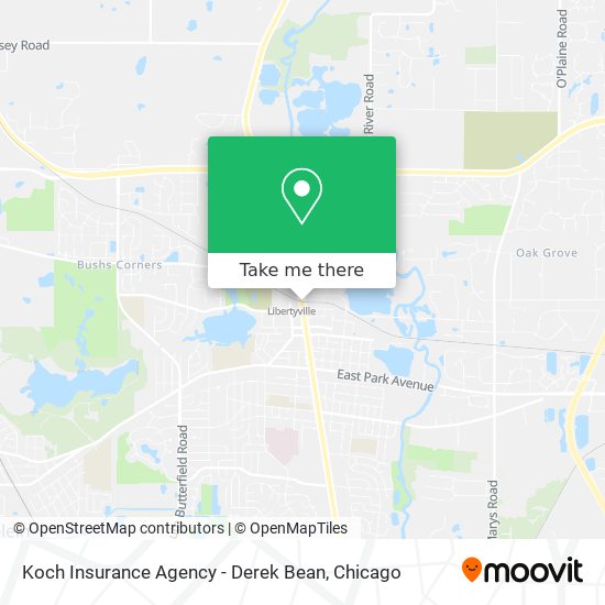 Mapa de Koch Insurance Agency - Derek Bean